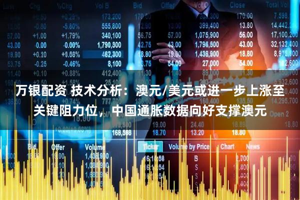 万银配资 技术分析：澳元/美元或进一步上涨至关键阻力位，中国通胀数据向好支撑澳元