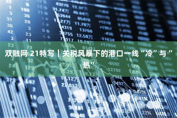 双融网 21特写｜关税风暴下的港口一线“冷”与“热”